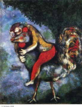 Marc Chagall Painting - The Rooster contemporary Marc Chagall